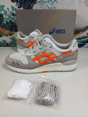 Asics Gel Lyte III 3 07 Remastered X Ronnie Fieg Kith "Super Orange" 13 Foto 1 de 4