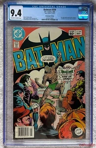 DC BATMAN #359 1st Killer Croc Cubierta Marca Joyeros Inserto Variante 1983 CGC 9.4 - Imagen 1 de 2