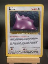Pokemon Card Ditto 3/62 Fossil Set Rare Holo WOTC Played