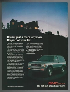 Anuncio de camioneta GMC 1988, camioneta GMC, silueta de casa - Imagen 1 de 3