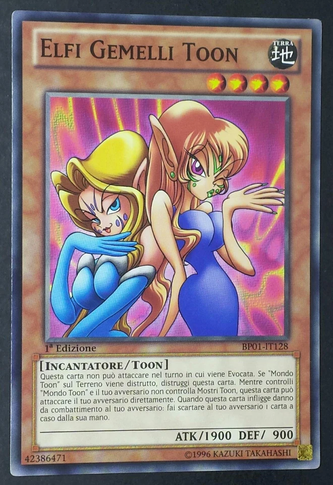ELFI GEMELLI TOON in Italiano BP01-IT128 Comune YUGIOH - Immagine 1 di 1