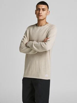 Suéter de punto para hombre de JACK & JONES en algodón JJEHILL NUEVO - Imagen 1 de 4