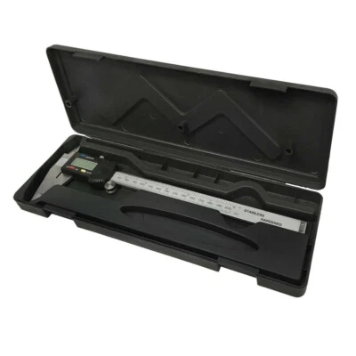 0-8"/0-200mm 8" Digital Caliper Large LCD Electronic Resolution .0005 - Image 1 of 4