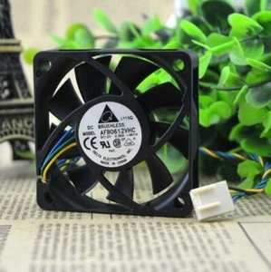 Delta 6015 DC 12V 0.36A 6CM AFB0612VHC 60*60*15MM 4-line PWM CPU Chassis Fan - Picture 1 of 2