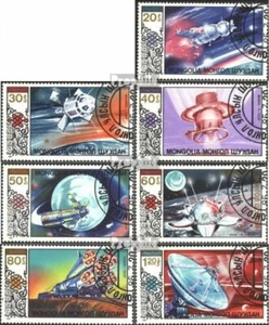Mongolia 1730-1736 (complete issue) used 1985 Space - Picture 1 of 1