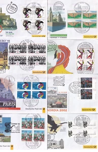 `ODZ&GERMANY 8 VERY GOOD DEUTSCHE POST EXHIBITION COVERS LOOK ALL DIFFERENT 880 - Picture 1 of 2