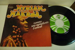 MYRIAM MAKEBA 45T COMME UNE SYMPHONIE D'AMOUR/ N'DIBANGA HAMBA.ALAN SHELLY. ROY - Imagen 1 de 2