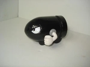 2018 Nintendo Bullet Bill Plastic Car Pull Back and Go MOVING WIND UP - Picture 1 of 2
