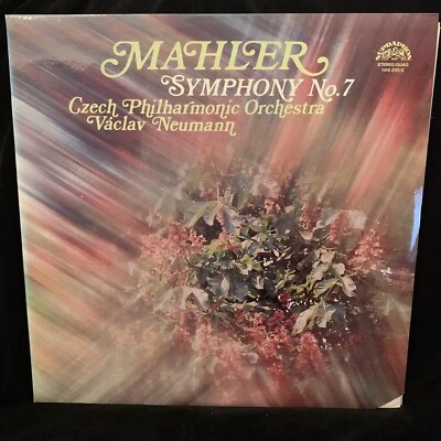 MAHLER Symphony #7 - VACLAV NEUMANN, Czech - SUPRAPHON QUAD ST 2LP - Image 1 of 4