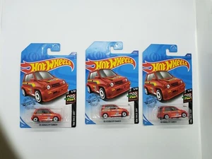 HOT WHEELS 2020 LOT OF 3 RED 85 Honda City Turbo II Case G - Picture 1 of 1