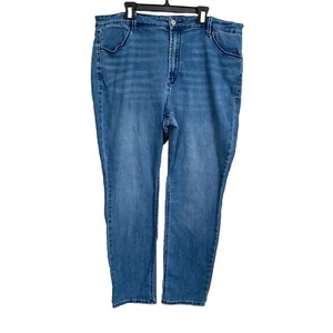 Old Navy Straight Leg Women’s Jeans Size 18 Light Wash High Rise Mom jeans - Picture 1 of 10