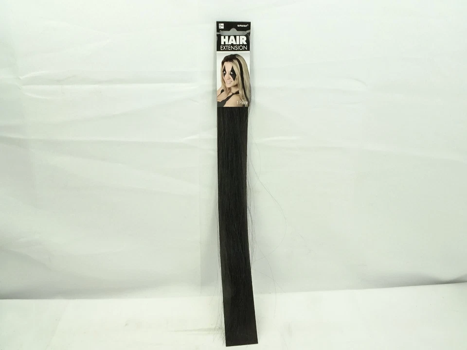 Pack of 24 Amscan Black Hair Extensions T2
