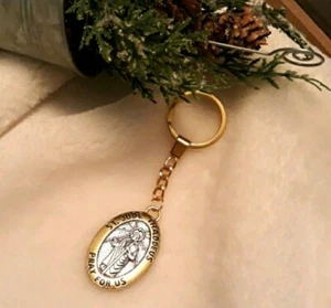 St. Jude Thaddeus Keychain Keyring - Picture 1 of 3