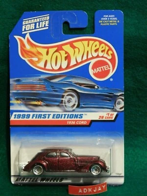 Hot Wheels ~ 1999 PRIMERAS EDICIONES #1/26 ~ 1936 Cable Foto 1 de 3