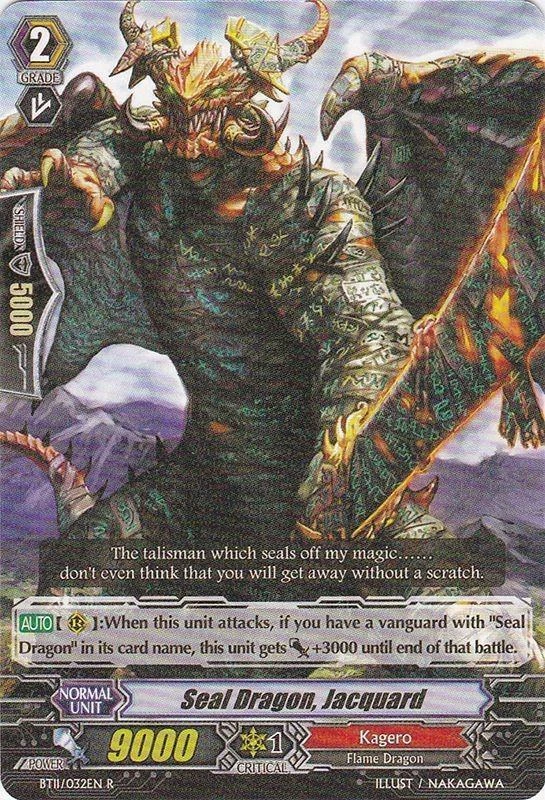 1 x Seal Dragon, Jacquard - BT11/032EN - R Near Mint / Mint, English - Image 1 of 1