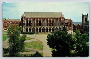 Postcard University of Washington, Seattle, WA Intellectual Center for Students  - Picture 1 of 2