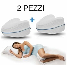 2 CUSCINI PER GAMBE MEMORY FOAM SUPPORTO ORTOPEDICO GINOCCHIA SCHIENA