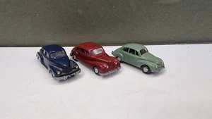 Wiking DKW F89 Green BMW 501 Red & Opel Kapitan 51 Blue 1/87 Scale HO Gauge - Picture 1 of 16