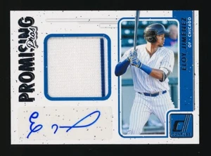 2017 Panini Donruss Promising Pros Materials Signatures Eloy Jimenez Autogramm - Bild 1 von 2