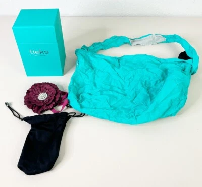 TIEKS Gavrieli Caja de Zapatos Vacía -Excelente-Flor Granate, Bolsa y Bolsa-Sin ZAPATOS Foto 1 de 4