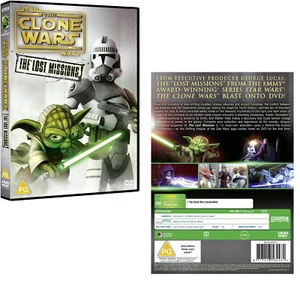 STAR WARS: CLONE WARS 6 (2014): The Lost Missions! - TV Series Eu Rg2 DVD not US - Picture 1 of 1