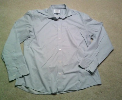 Camisa con botones Charles Tyrwhitt para hombre XL extra grande azul calce ajustado Foto 1 de 4