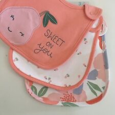 NEW Carters 3 Teething Drool Bibs has Snaps “Sweet On You” | Child of Mine