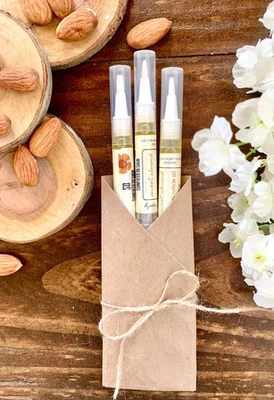 Natural Cuticle & Nail Oil Pen Pack of 2 – Hydrating Nail Care Treatment - Image 1 of 4