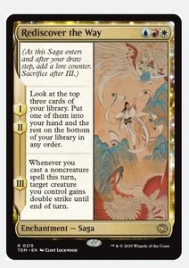 Rediscover the Way | MTG TDM | EDH Commander Jeskai Saga | Rare | NEW NM - Picture 1 of 3