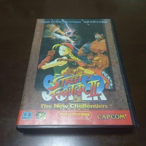 Super Street Fighter 2 Mega Drive Video Game Software Japan Import - Picture 1 of 4