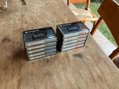 Ultra raro 10 Hitachi Metal Cassette ME-C60 y ME-C90 Foto 1 de 4