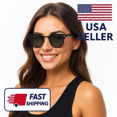 Gafas de sol clásicas negras estilo Clubmaster hombres mujeres protección UV sin usar Primark Foto 1 de 4