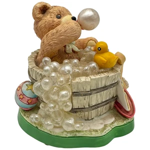 The San Francisco Music Box Company Teddy Tempo Bear In Bubble Bath 1992 - Bild 1 von 5