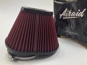 Airaid 721-484 Universal SynthaFlow Red Oval High Flow Air Filter - Picture 1 of 4