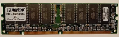 Vintage Kingston 128 MB PC133 SDRAM 168-pin DIMM - Image 1 of 2