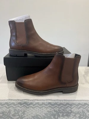 Coach Burn Leather Chelsea Boot Saddle G4579 229207 Size 9.5D New Chukka - Image 1 of 4