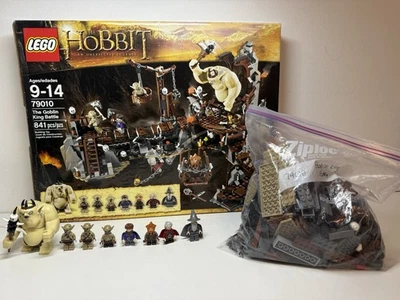 LEGO The Hobbit 79010 The Goblin King Battle 100% COMPLETE + Instructions + Box - Image 1 of 4