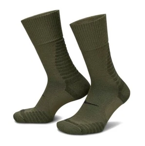Calcetines de lana acolchados para exteriores Nike para adultos talla mediana 6-10 senderismo correr verdes - Imagen 1 de 6