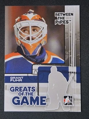 08-09 In The Game Grant Fuhr Between The Pipes 🚨🚨🚨 Edmonton Oilers  - Image 1 of 2