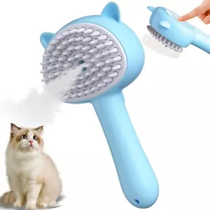 4-in-1 Pet Steam Brush Cat Hair Brush Dog Hair Brush Electric Steam Spray & Comb - Picture 1 of 13