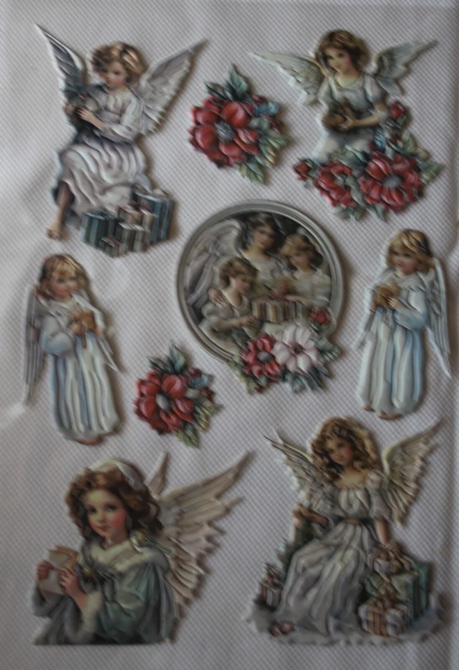 3 D-Sticker Deluxe  "Engel", A4, Jittenmeier - Bild 1 von 1