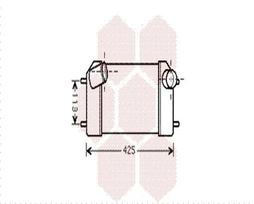 Ladeluftkühler TurbokühlerAluminium passend für Land Rover Discovery I LJ - Bild 1 von 1