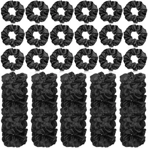 80 Pieces Silk Hair Scrunchies Satin Hair Ties Elastic Hair Bands Large Satin... - Picture 1 of 7