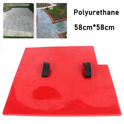 Portable Stone Texture Pad Polyurethane Concrete Road Driveway Stamping Mat • 45.60$