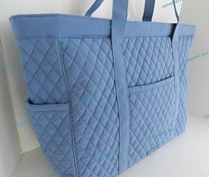 Vera Bradley Get Going Tote Large Travel Tote Bag in Rustic Blue - Picture 1 of 9