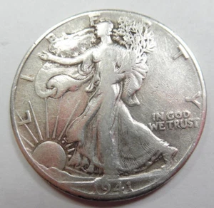1941 Walking Liberty Half Dollar 300C8 - Picture 1 of 2