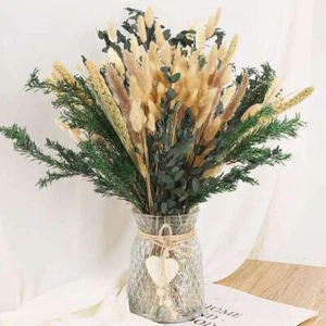 85 PCS Pampas Grass Natural Dried Reed Flower Bunch Home Wedding Decor Bouquets - Picture 1 of 10