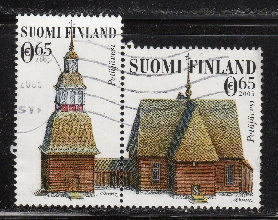 Finland 2005 SC# 1242a.b. - Church - One Pair - Used Lot # 108 - Image 1 of 1
