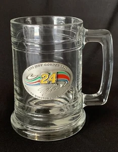 Taza de piedra cerveza de vaso Nascar Jeff Gordon Winston Cup dos veces campeón 1995 1997 - Imagen 1 de 3