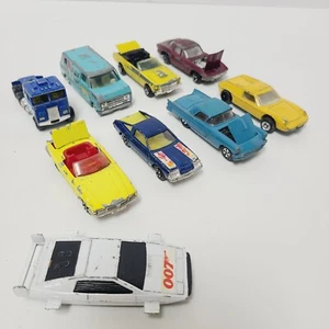 Lote (9) Coches Diecast Vintage 1/64 Zymex Zee Yatming Corgi Kidco ERTL Majorette  - Imagen 1 de 24